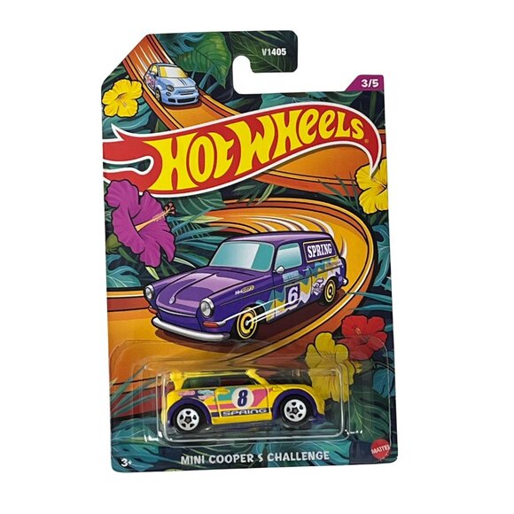 Hot Wheels Mini Cooper S Challenge Purple 2021 Spring Series 3/5 Collectible - Picture 1 of 6